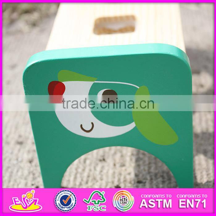 2016 new design baby toy wooden pounding bench W11G026