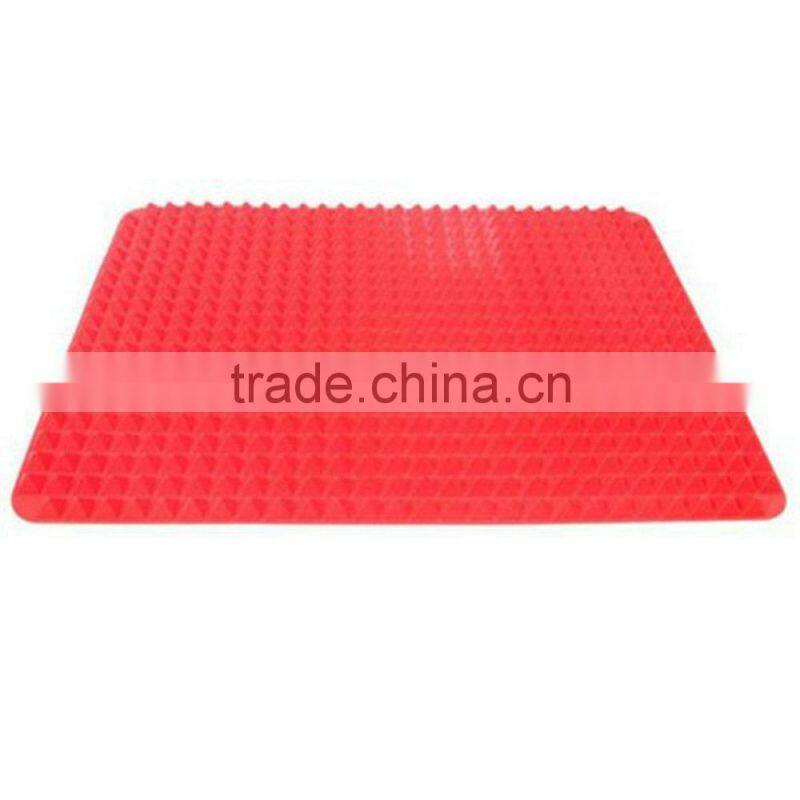 Pyramid Pan Non Stick Fat Reducing Silicone Cooking Mat Oven Baking Tray Sheets