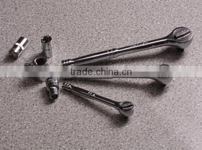 OK-tools ratchet handle, 40cr+crmo material, PP+TRP handle, good quality ratchet handle