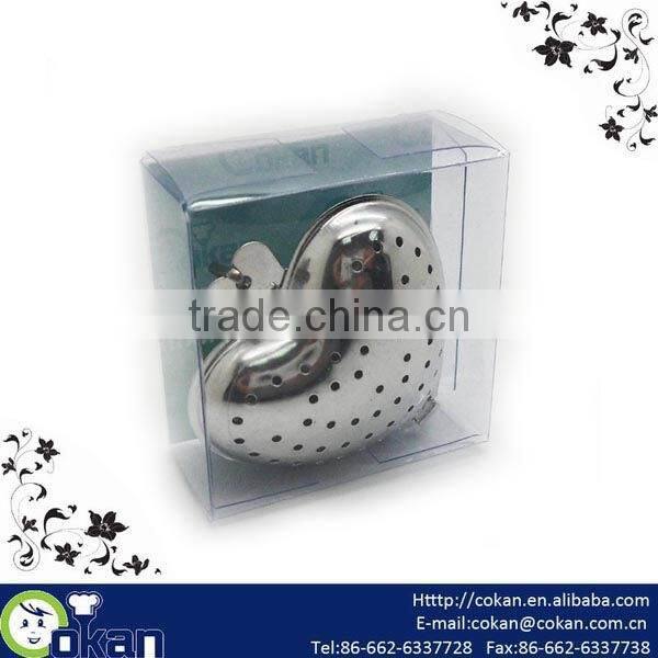 Promotion Stainless Steel Star Shape Tea Infuser with Chain CK-2168