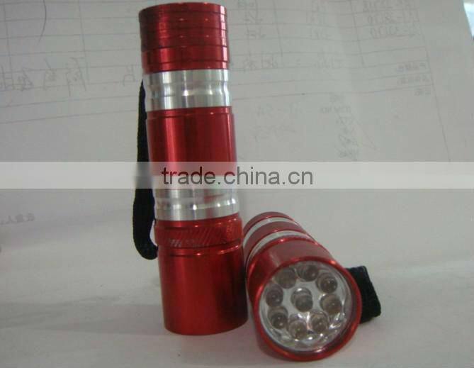 9 LED camping light/Strong waterproof bald head lamp