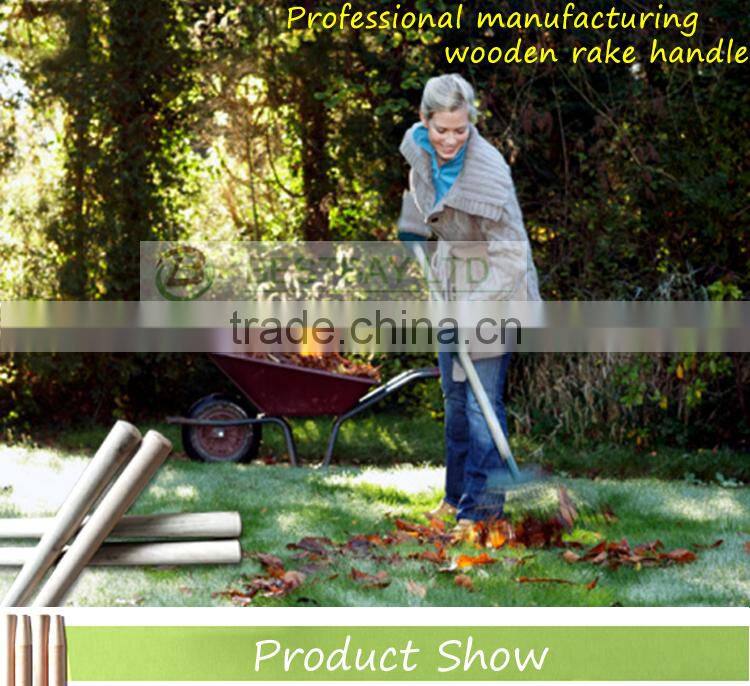 China natural wood rake handle wood hiking stick