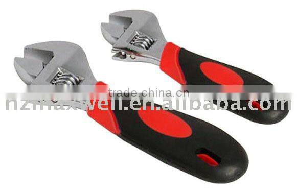 6",8"PVC handle adjustable wrench