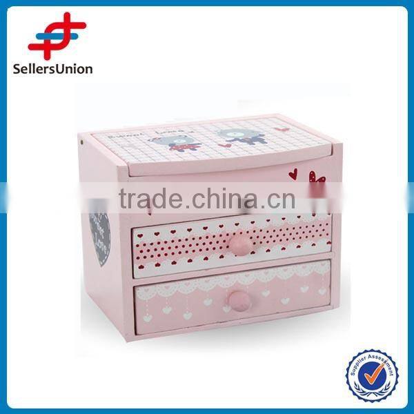 Wooden jewelry box, fancy, cheap and creative jewelry gift boxes