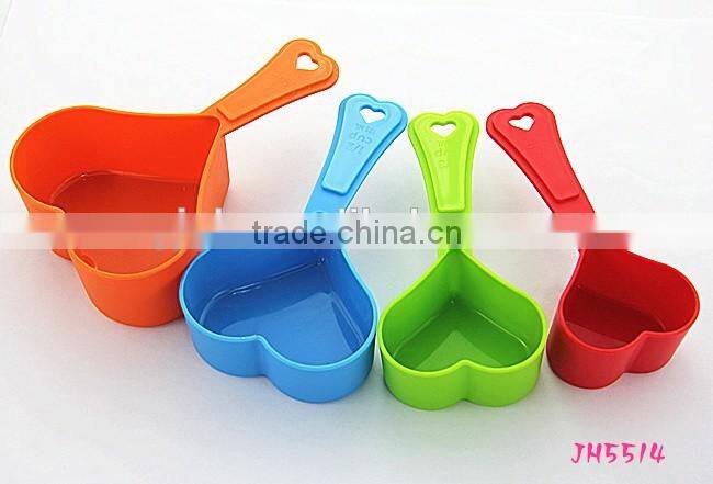 JH5514 4pc plastic measuring spoon