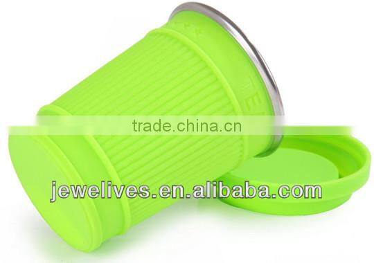Silicone coffee cup smart food grade