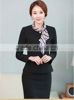 65% Polyester 35% Viscose Fabric Business Office Uniform Designs For Fat Women