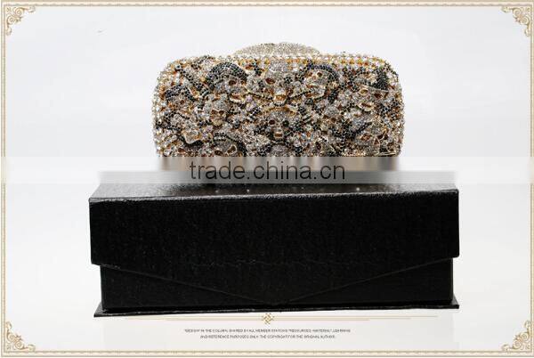 Skull diamond evening Bag