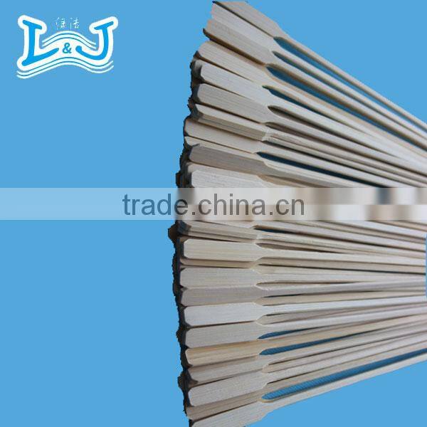 Flag Skewers For BBQ Smooth Eco-friendly Bamboo Sticks with Handle