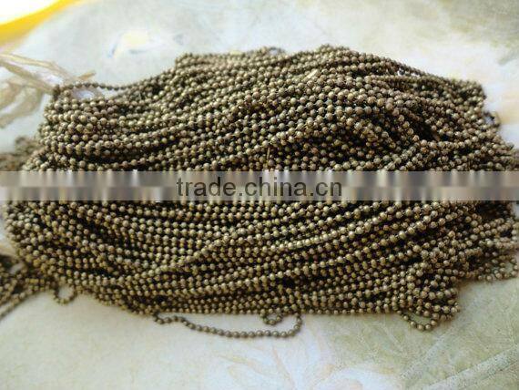 Jewelry Components 4mm Vintage Bronze Ball Chain