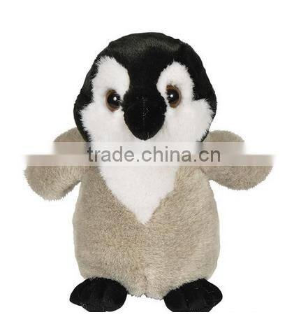 ICTI OEM pouplar cute children baby talking penguin plush penguin toy