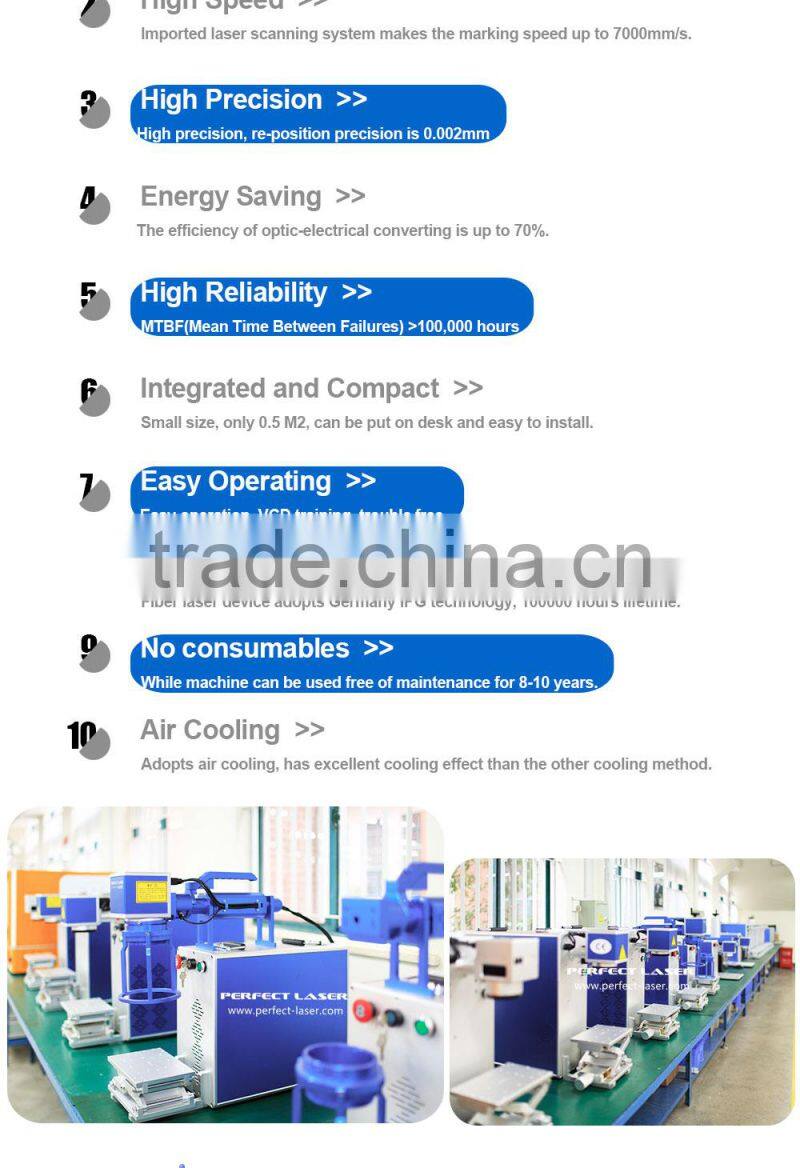 Metal material marking name plate laser mark system