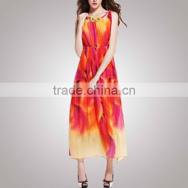 Colorful Sweet 2017 Fashionable Handmade Christening Dress For Summer