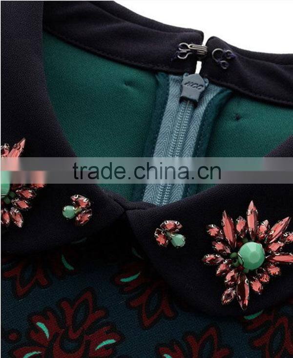 New arrivals autumn fashion formal dresses for middle aged women