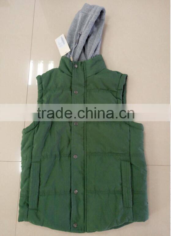 Fleece hoodies men waistcoats winter vest