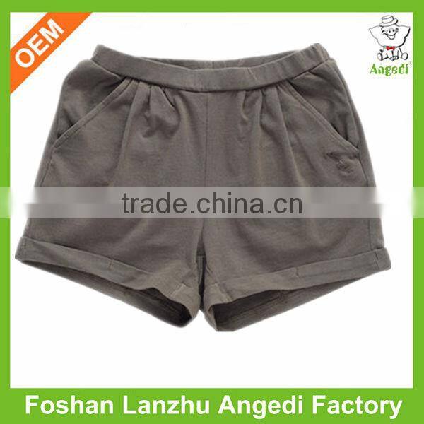 fashion girls short pants pockets ready made