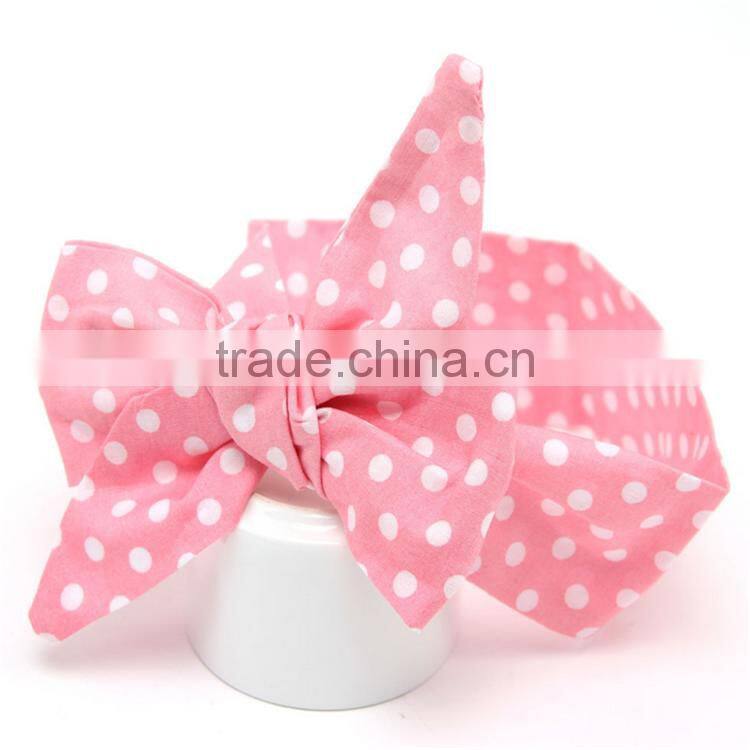 Hot sale super sweet INS baby bowknot shaped headwear hairbands headbands for gifts
