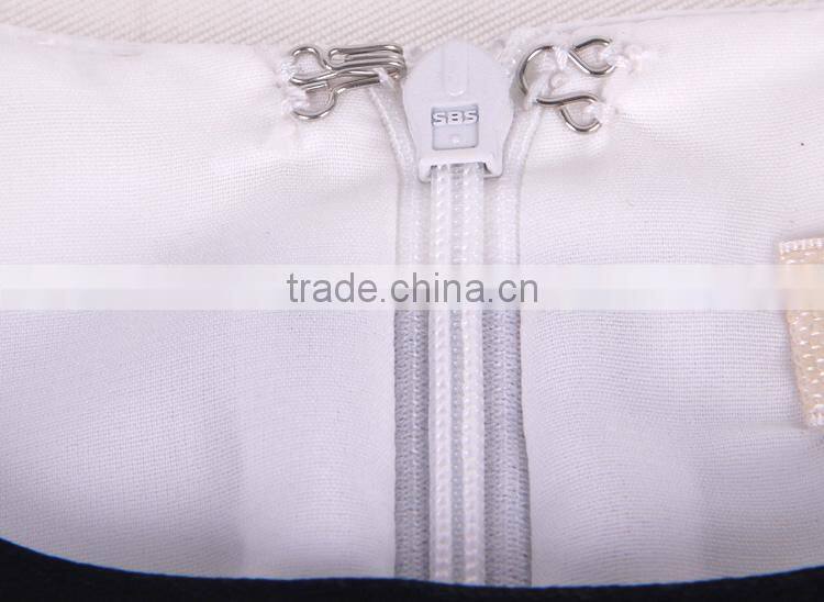 New Sexy Black White Stripes Chevron Print Strapless Evening Dress Fancy Maxi Dress Bodycon Dresses For Summer