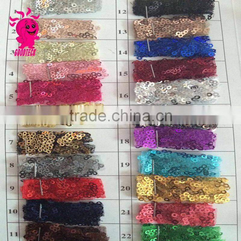Wholesale tulle cloth tutu sequin cloth with many colors