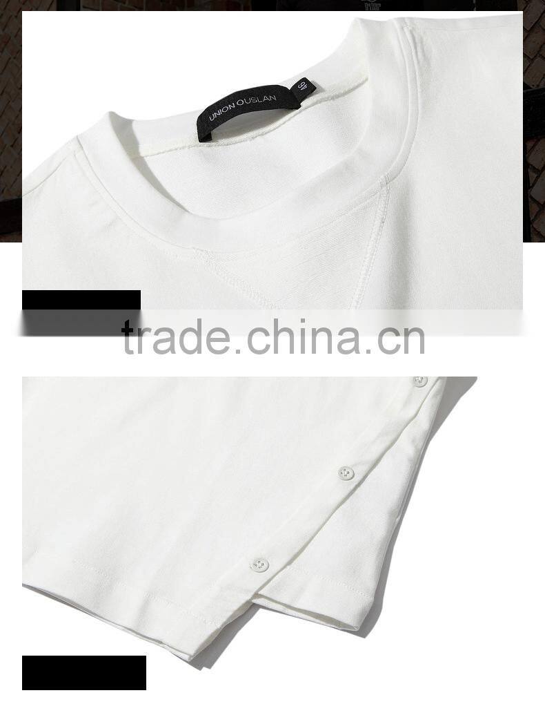 wholesale athletic wear 3/4 sleeve american flag t shirt