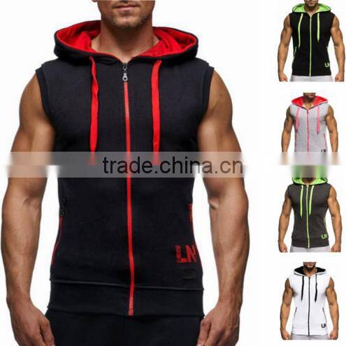 Casual Mens hoodies sport sleevess