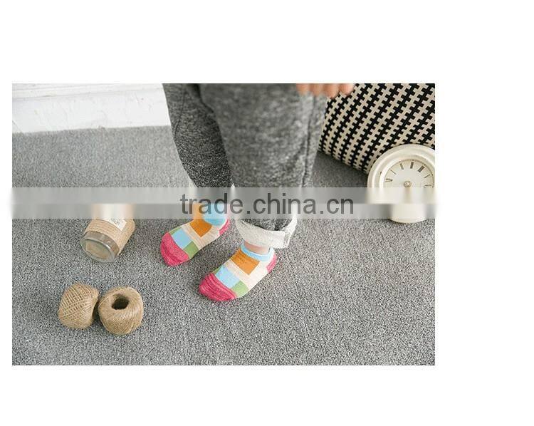 Candy color baby boat socks Autumn unisex kids socks