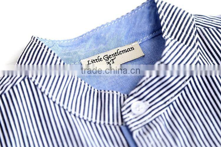 2016 hot sale custom latest shirt dress designs children clothes