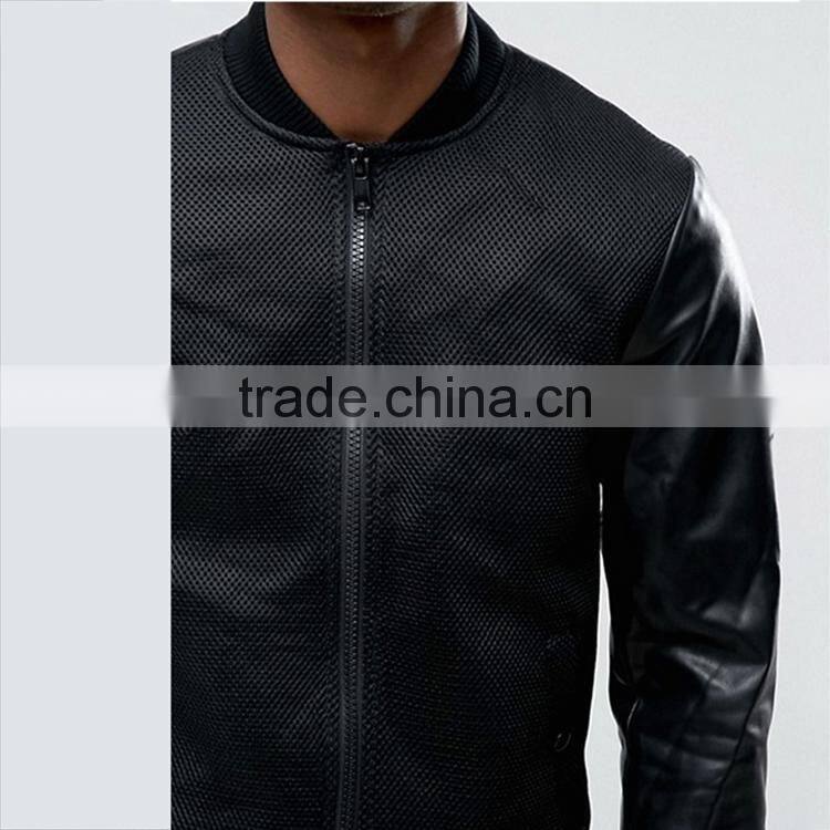 2017 trend Spring jacket young men stand up Korean handsome Slim new casual men PU jacket