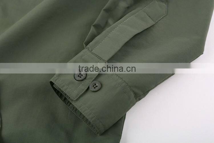 Juqian 2016 OEM wholesale colors High quality mens classic soft textile nylon breathable work shirt wholesale