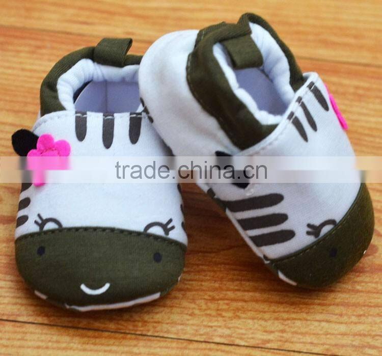 Cute smiling cat printed Baby shoes