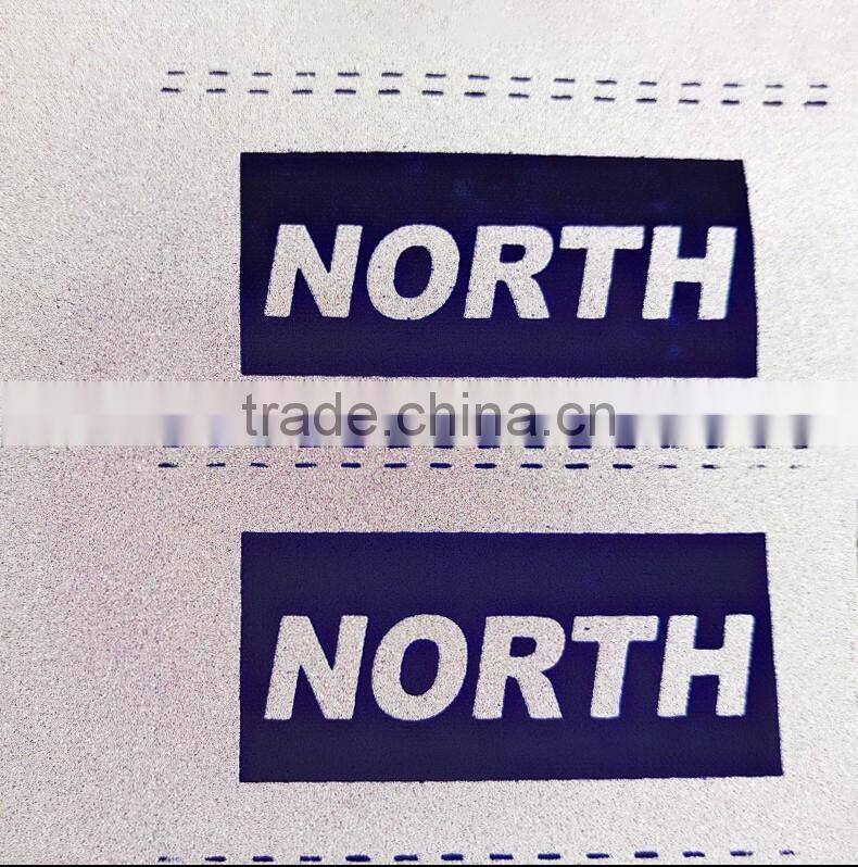 Reflective logo and high visibility letters be sewn on garments or bags