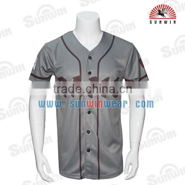 Sublimation Team Baseball Uniforms Design,Custom Sublimated Baseball Jersey