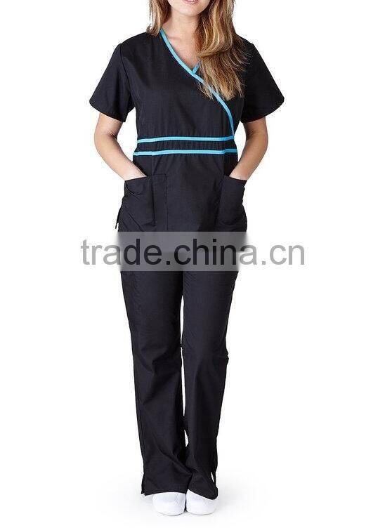 OEM service classical beautiful nursing scrub sets meternity work sets