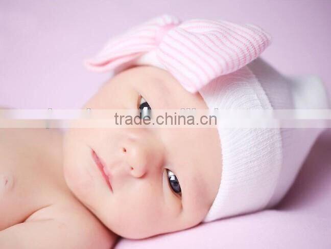 2016 new design soft touch knittng baby hat