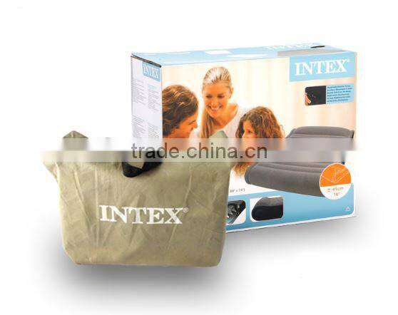 INTEX Inflatable Deluxe Mid Rise Pillow Rest Airbed