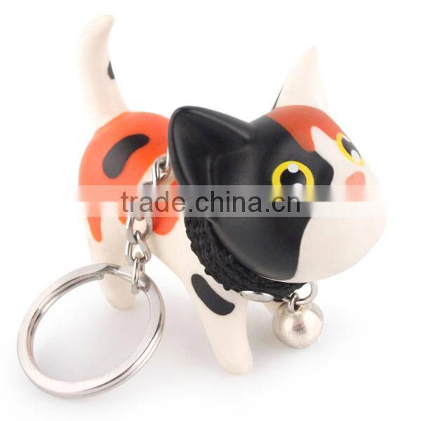 Christmas promotion gifts plastic car key ring