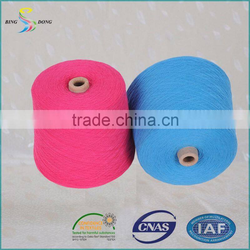 40/2 40/3 TFO dope dyed colors 100% virgin spun polyester yarn