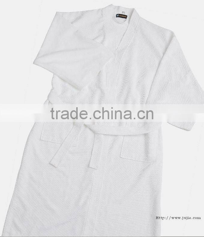 Microfiber plush wholesale bathrobe