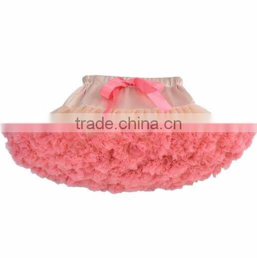 Top Quality Fancy Mini Lovely Skirt Baby Tutu Cake Smash Design Colorful Lace Chiffon Baby Girls Petti Skirts