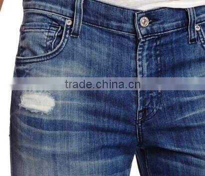 2017 latest trend ripped jeans suits for man blue leggings tights damaged jeans pants