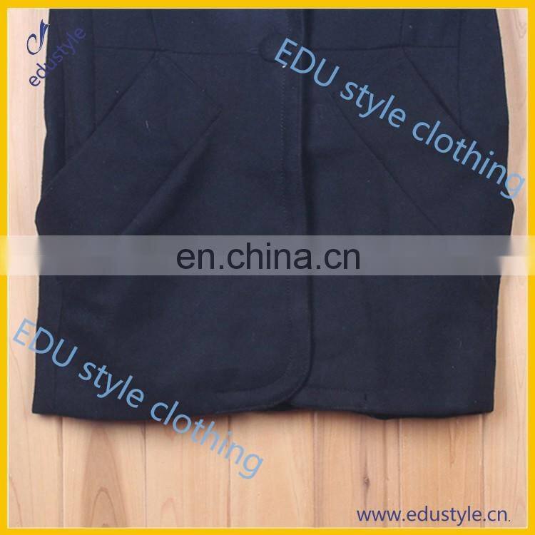 2017 Latest Design Winter Short Sleeve Woolen Coats And Jackets Woman