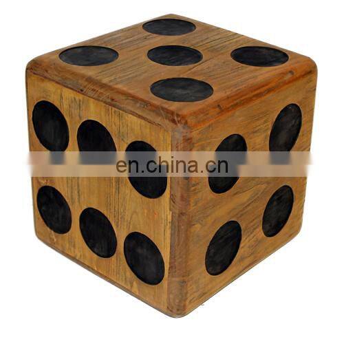 Hot outdoor team training big size custom giant wooden yard dice set