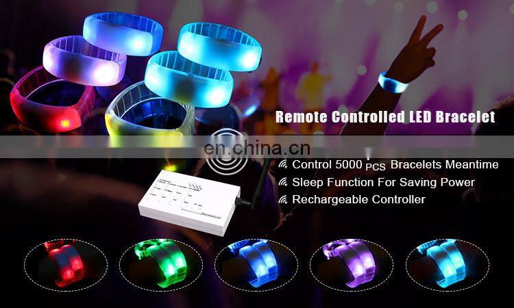 Novelties to Import 433/868/915MHz Sport Wristband LED Glam Glow Remote