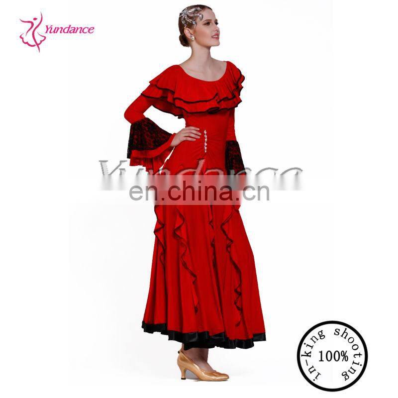 M-01 Long red bible dancing dress