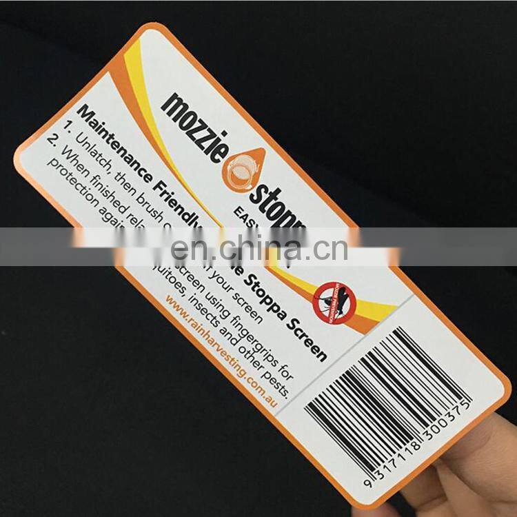 Copper coated paper adhesive light oil PVC self adhesive mark sticker, paper label printing for wholesale