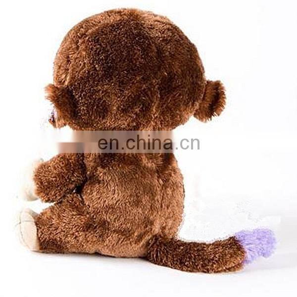 wholesales baby plush stuff toys big eyes 10 inch monkey animal toys