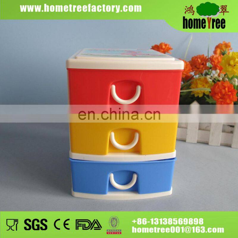 Desk Four Layers Plastic Drawer Dividers/ Drawer Workbench/Drawer Cabinet