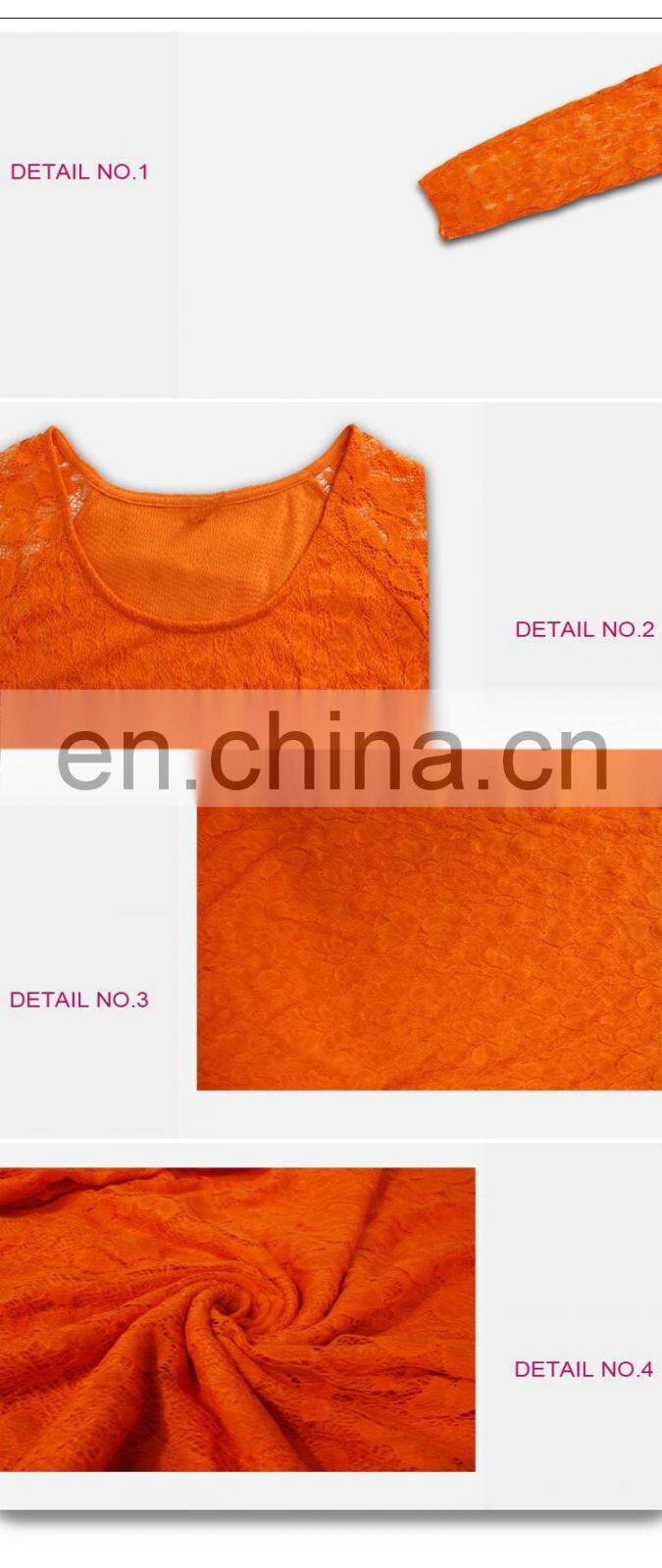 Tailor-Cut Bottom Lace Mesh Women Summer Tunic Short Dress