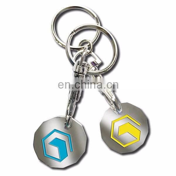 2017 THE NEW 12-SIDED new one pound UK coin keychain keyring for UK coin