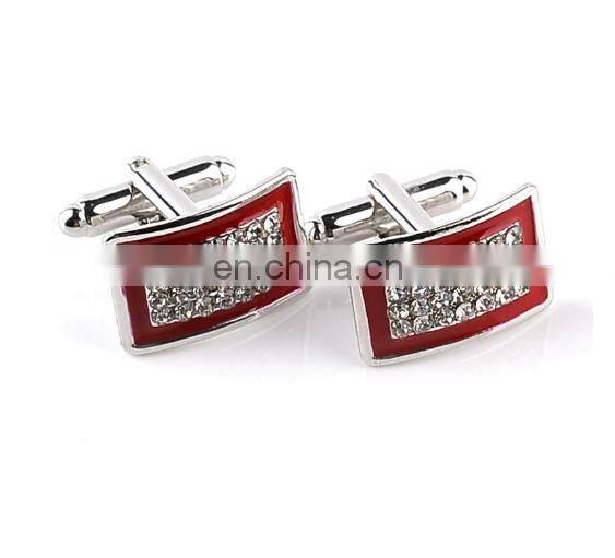 New Arrive Men's Shirt Cufflinks Metal Copper Men Enamel Cuff Links